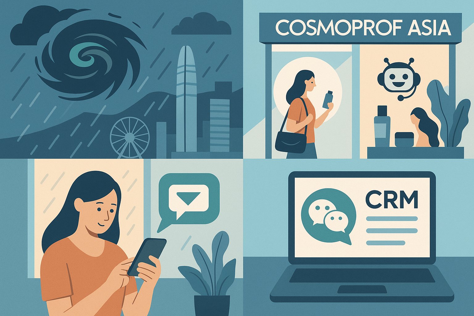 Case Study: How Cosmoprof Asia Prioritized Visitor Experience During a Typhoon — Powered by WeMine's Social CRM
